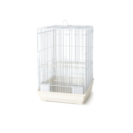 قفص طيور دايانغ 1902 كلاسيكي أبيض واجهة أمامية / Dayang 1902 Classic Flat Top Bird Cage Main Front View