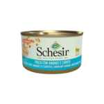 Schesir | Wet food with chicken and pineapple and carrots for adult cats 85 g - Image 2