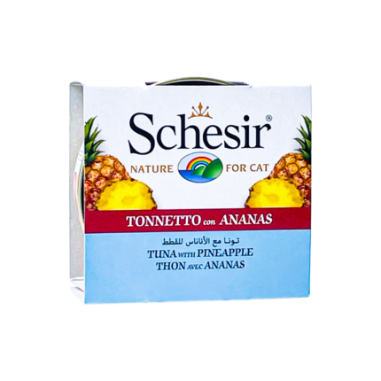 Schesir | Wet adult cat food with tuna and pineapple 75 g
