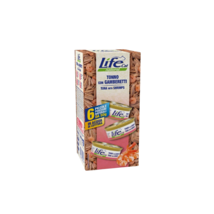 LifeCat | Cat food with tuna and shrimp 6x50g