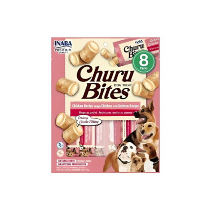 INABA | Treats purée for dogs with chicken and salmon