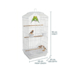 مخطط مقاسات وأبعاد قفص طيور دايانغ A4002 (44×34×93 سم) / Dayang A4002 Bird Cage