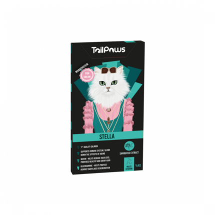 Tail & Paws | Treats krym bflavor afor fish with mtadd alvitamins for cats 5 *15 g