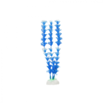 Plastic plant for decorating aquariums