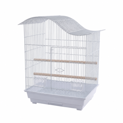 قفص طيور دايانغ 813 سقف مموج واجهة أمامية بيضاء / Dayang 813 Bird Cage