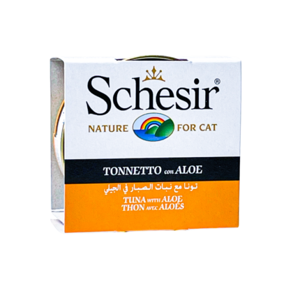 Schesir | Wet adult cat food with tuna and aloe vera 85 g