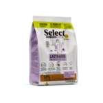 سيليكت طعام قطط معقمة وزن Select dry cat food sterilized turkey salmon orange bag front view