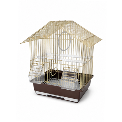 قفص طيور دايانغ A101G ذهبي فاخر بتصميم كوخ / Dayang A101G Bird Cage Luxury Royal Gold House Design
