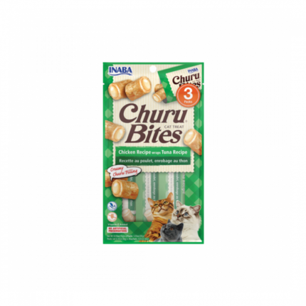 INABA | Treats chicken mhshya bpurée tuna for cats