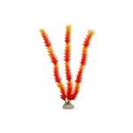 Plastic plant for decorating aquariums