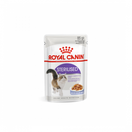 Royal Canin | Sterilized cat food for care balwzn in jelly