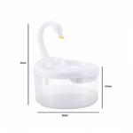 ⁦نافورة ماء الحيوانات الأليفة (SWAN)⁩ - الصورة ⁦2⁩