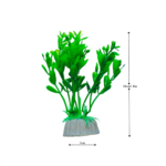 Plastic plant for decorating aquariums (10 cm) - Image 2