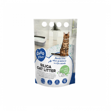 Duvo | Silica crystal cat litter with apple