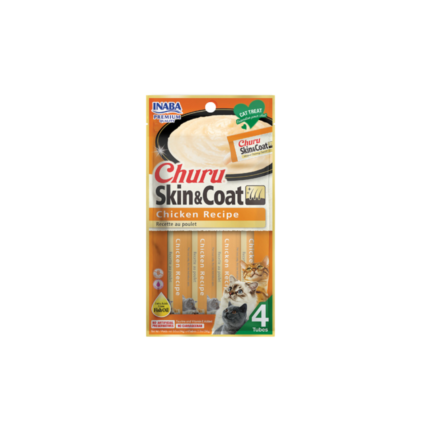 INABA | Tshwrand treats for cats with chicken llshar wskin
