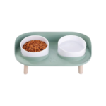 Bowl altghdhya aldouble ala stand