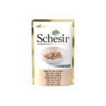 Schesir | Tuna with salmon in jelly wet adult cat food, 85 g