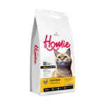 هومي طعام قطط هضم دجاج Homie dry cat food digestion super premium low grain 1.5kg 12kg white bag front view