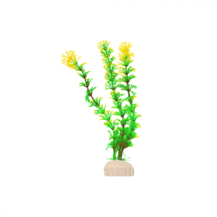 Plastic plant for decorating aquariums