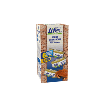 LifeCat | Cat food with tuna and crab 6x50g