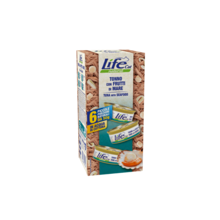 LifeCat | Cat food with tuna wseafood 6x50g
