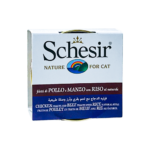 Schesir | Wet adult cat food with chicken fillet and beef with rice