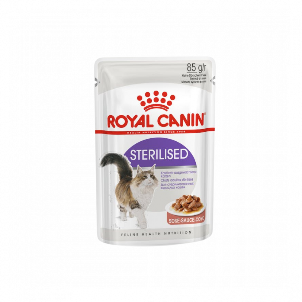 leg7exnjfo6YiXLG7mKN1WPvVqNdi44Jgzn6gJri Royal Canin | Sterilized cat food for care balwzn in gravy - Image 1
