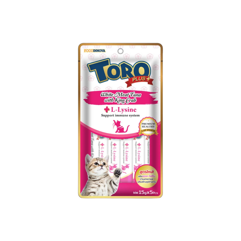 odpPPfPZKLEJGtKkqqPs5Pg8ocGXdcz7djPo6kOe Toro Plus | Treats purée meat white tuna and mlk alcrab for cats - Image 1