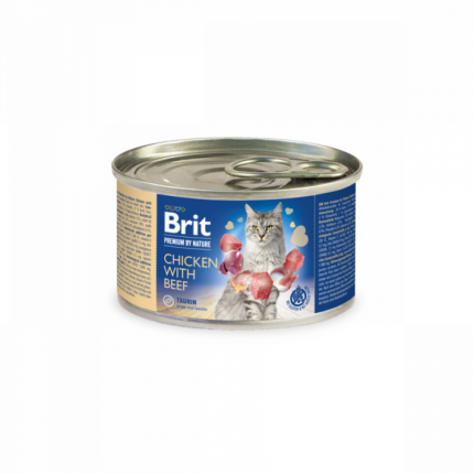 Brit | Premium food natural for cats with chicken and meat