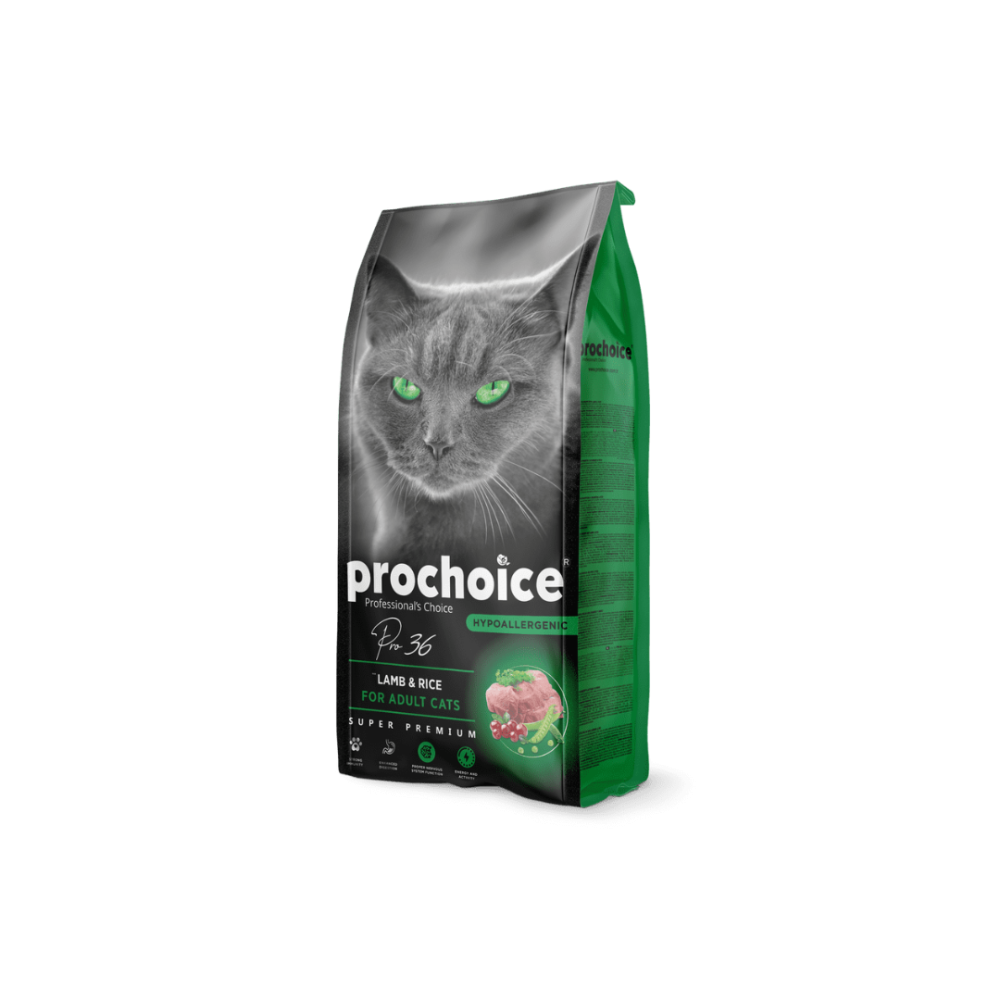 ssbxgIBDk0RACXF6nNsLUEFKu0k4kJnAP3GIF5mv Pro Choice | Pro 36 adult cat food with lamb and rice - Image 1