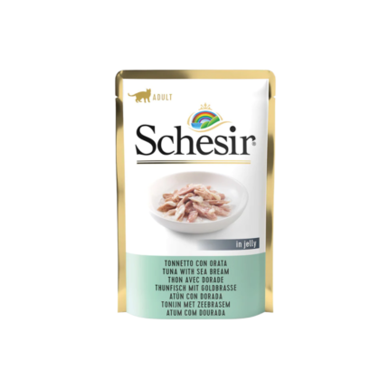 Schesir | Tuna with fish aldnys wet adult cat food in jelly 85 g