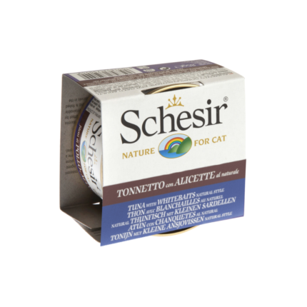 Schesir | Tuna with anchovy wet cat food adult, 85 g