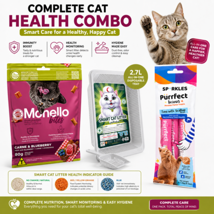 Complete Cat Health Combo - بكج الصحة الشاملة للقطط